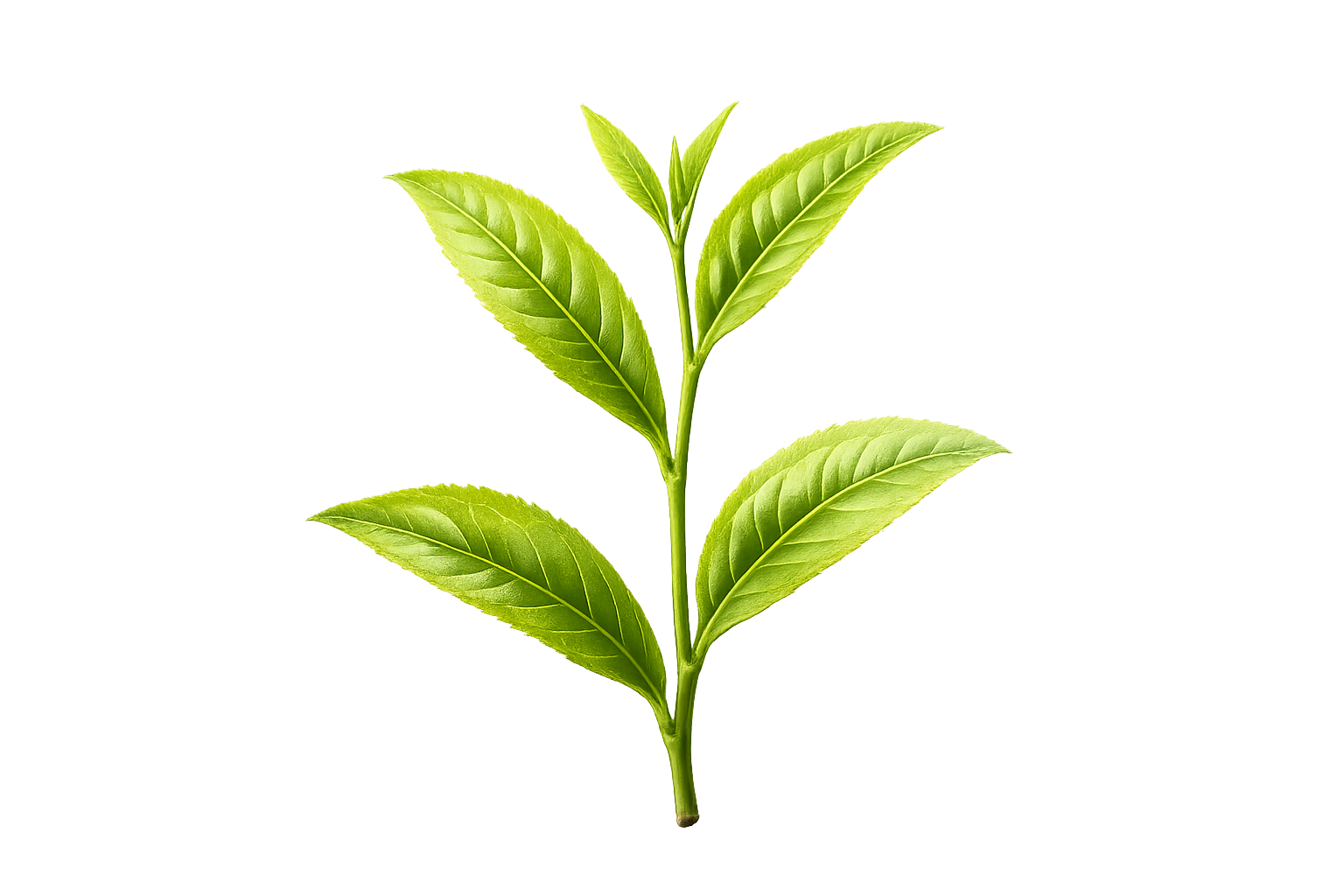 Fresh Queensland tea leaves and dried tea